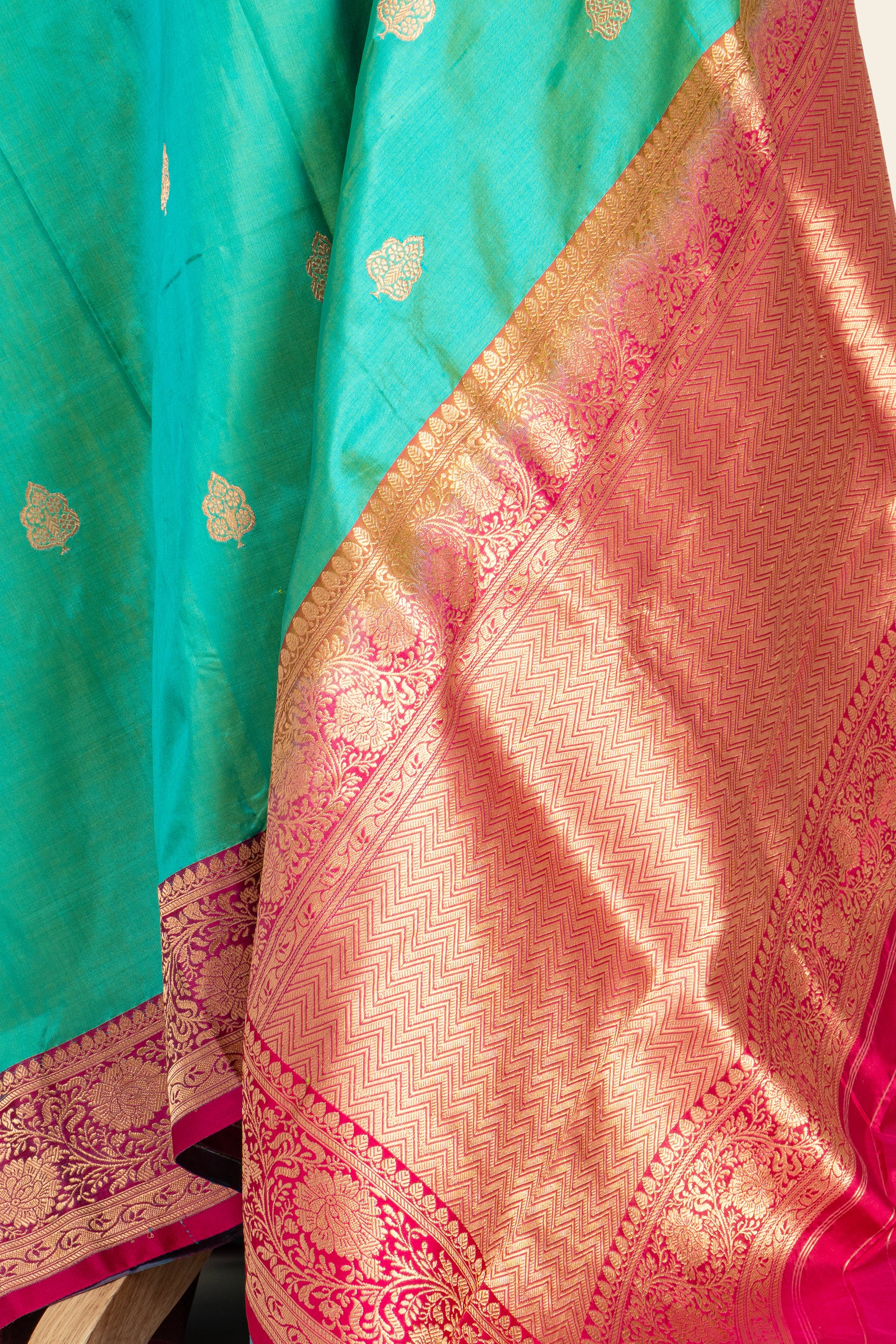 Green Kadhua Benarasi Silk Saree