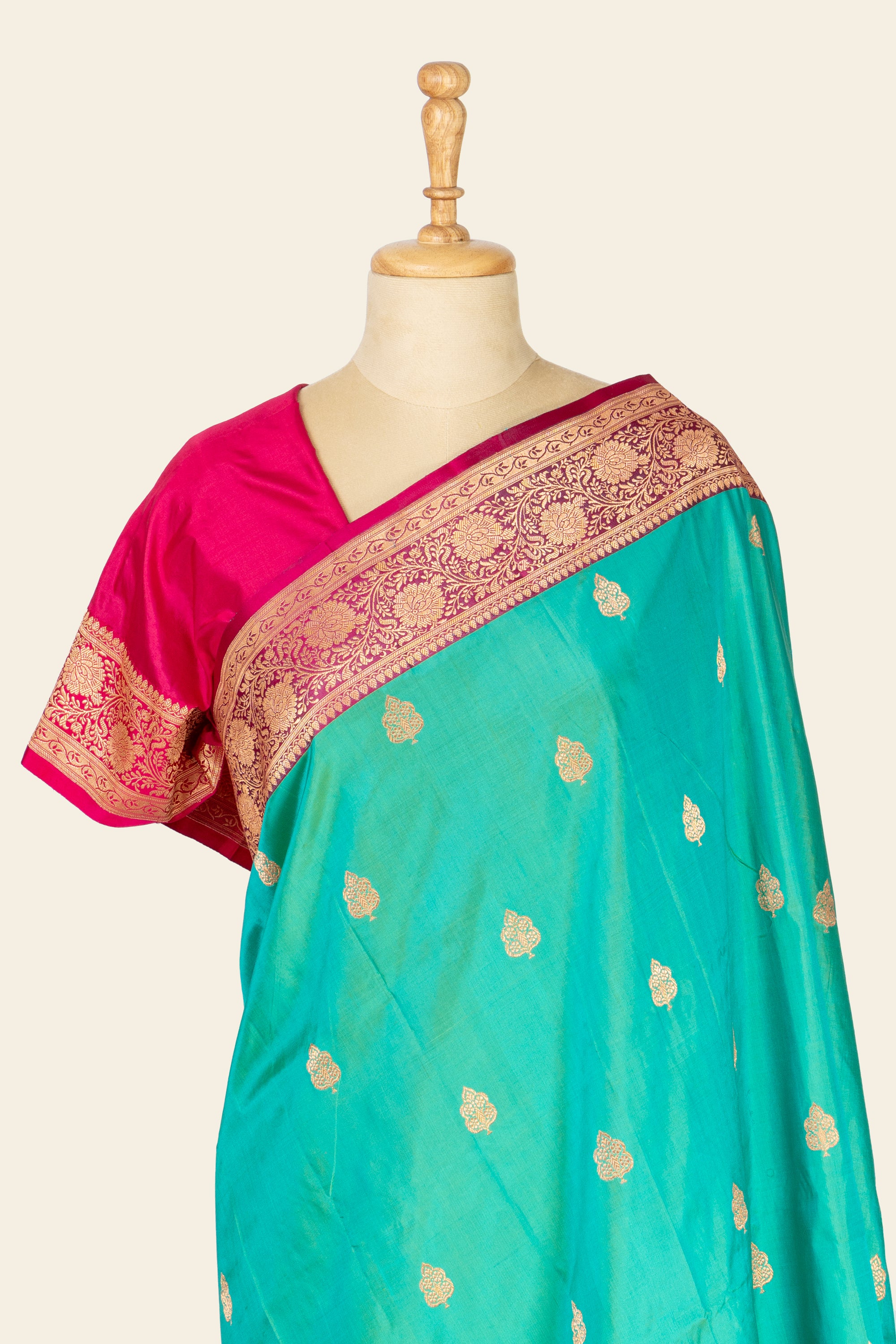 Green Kadhua Benarasi Silk Saree