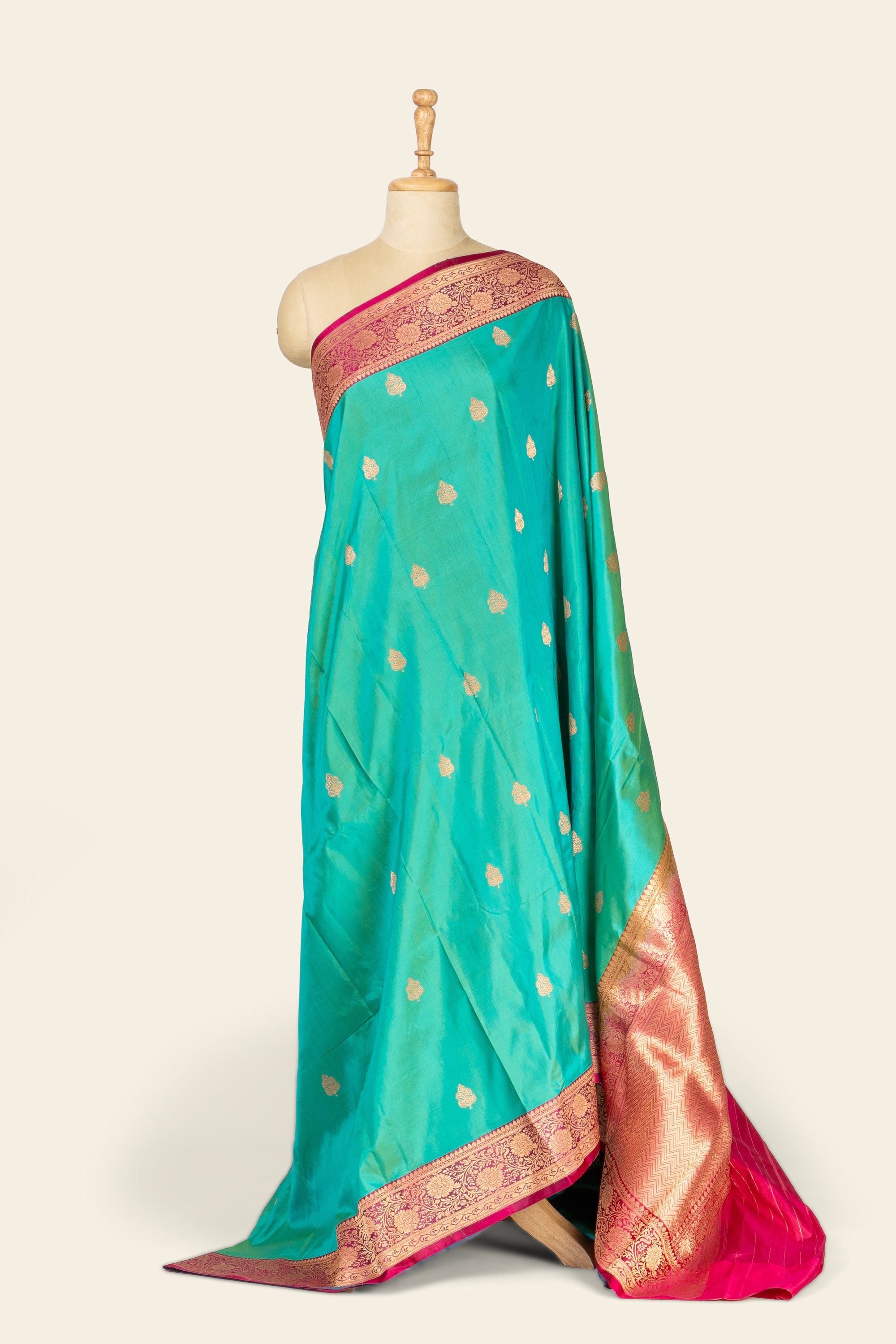 Green Kadhua Benarasi Silk Saree