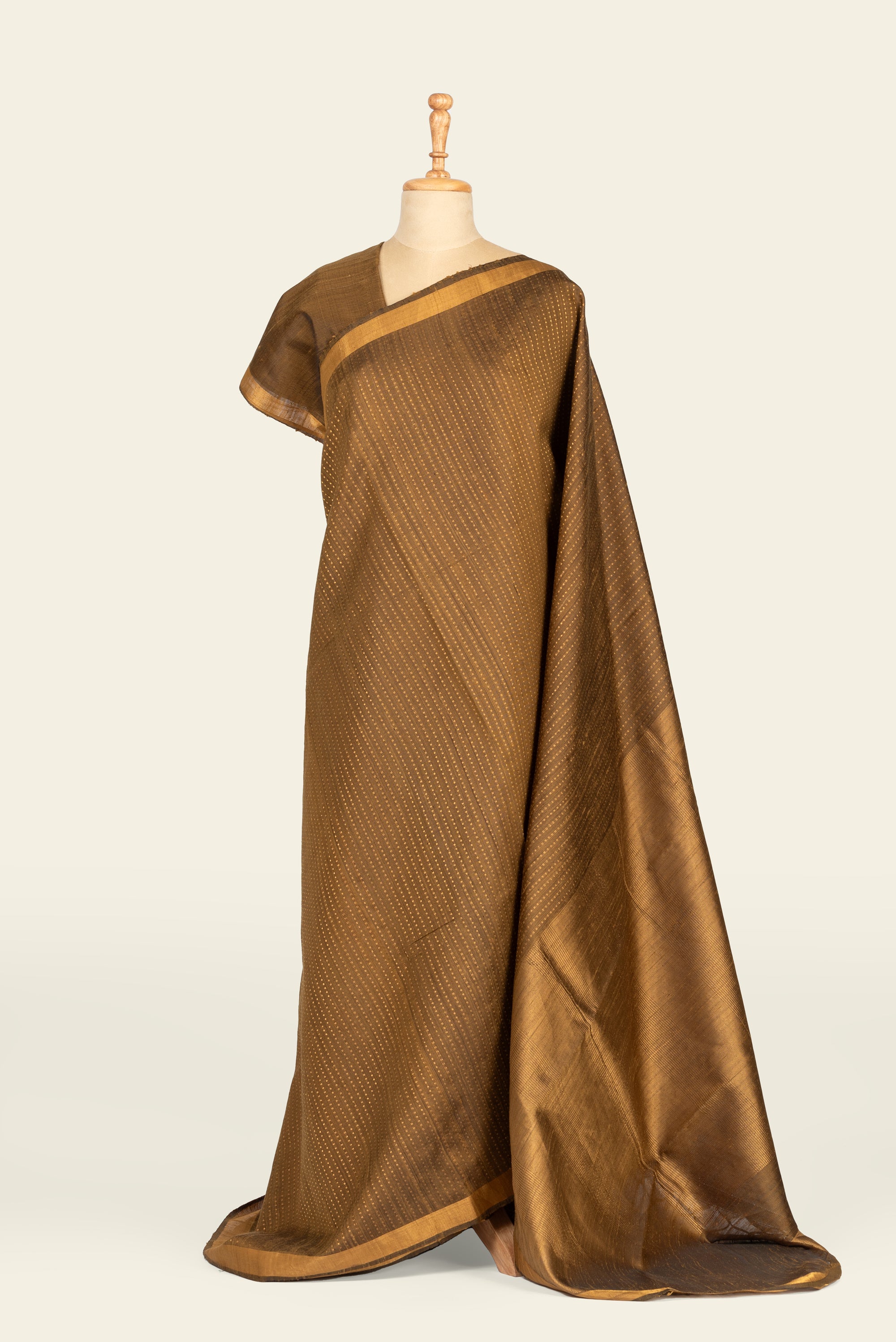 Mehendi Green Chhattisgarh Raw Silk saree