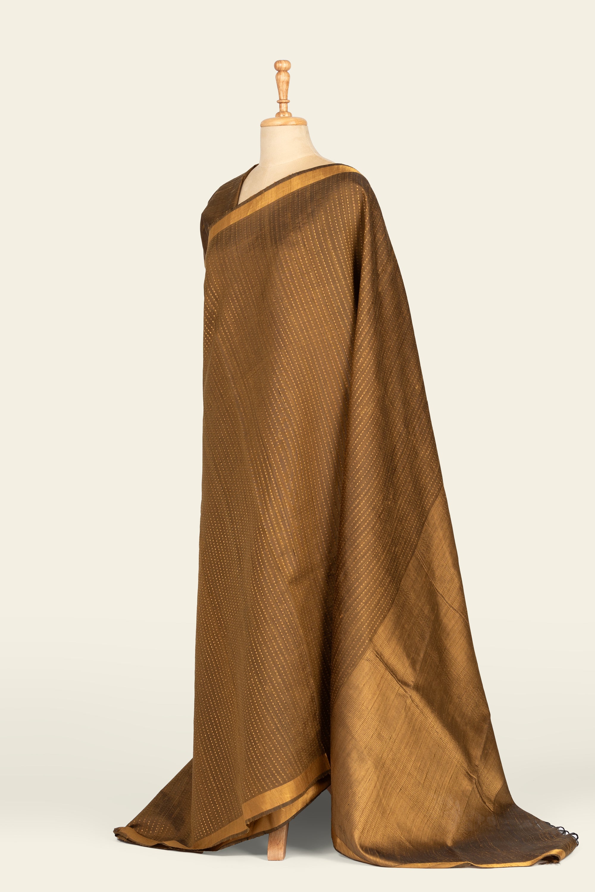 Mehendi Green Chhattisgarh Raw Silk saree