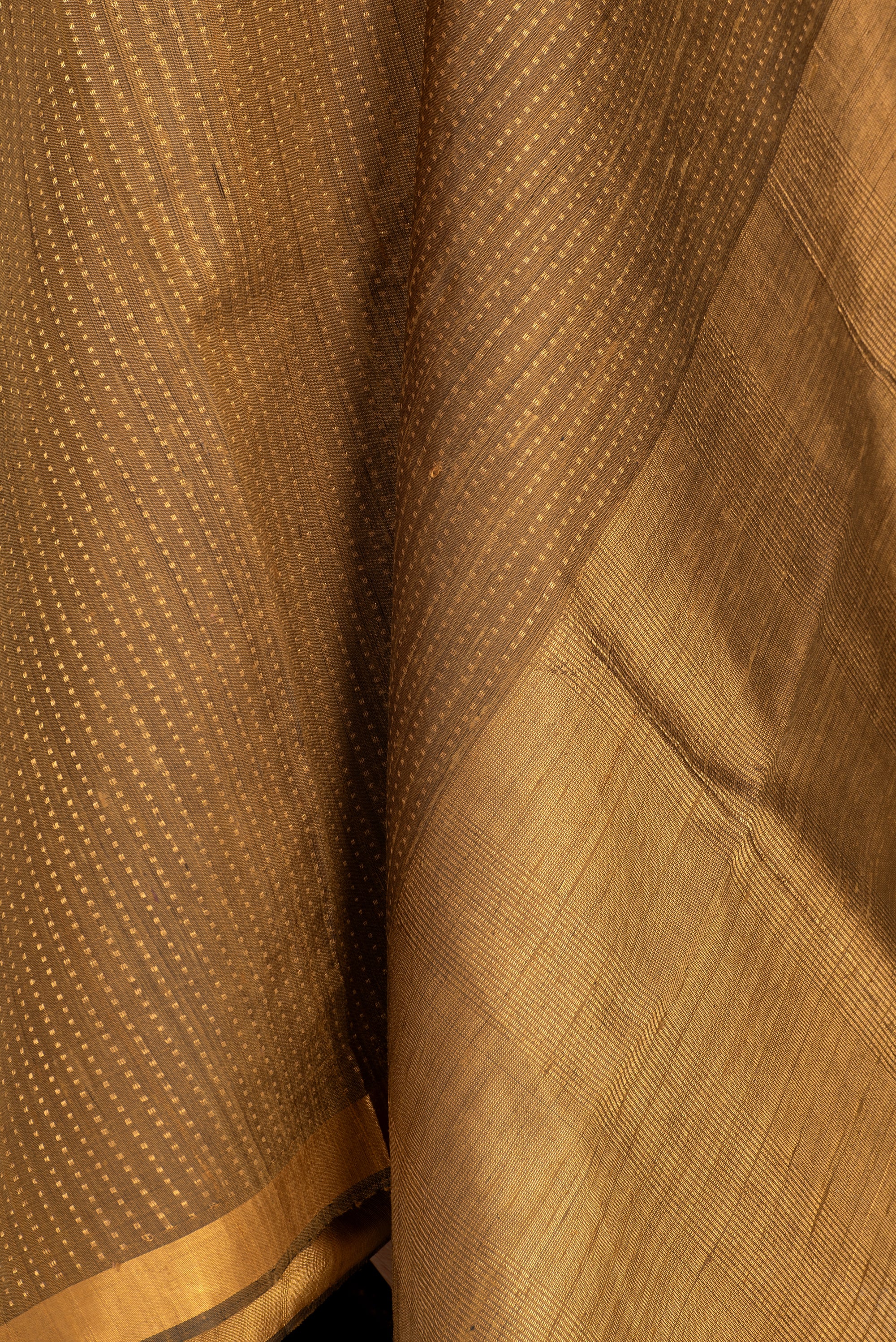 Mehendi Green Chhattisgarh Raw Silk saree