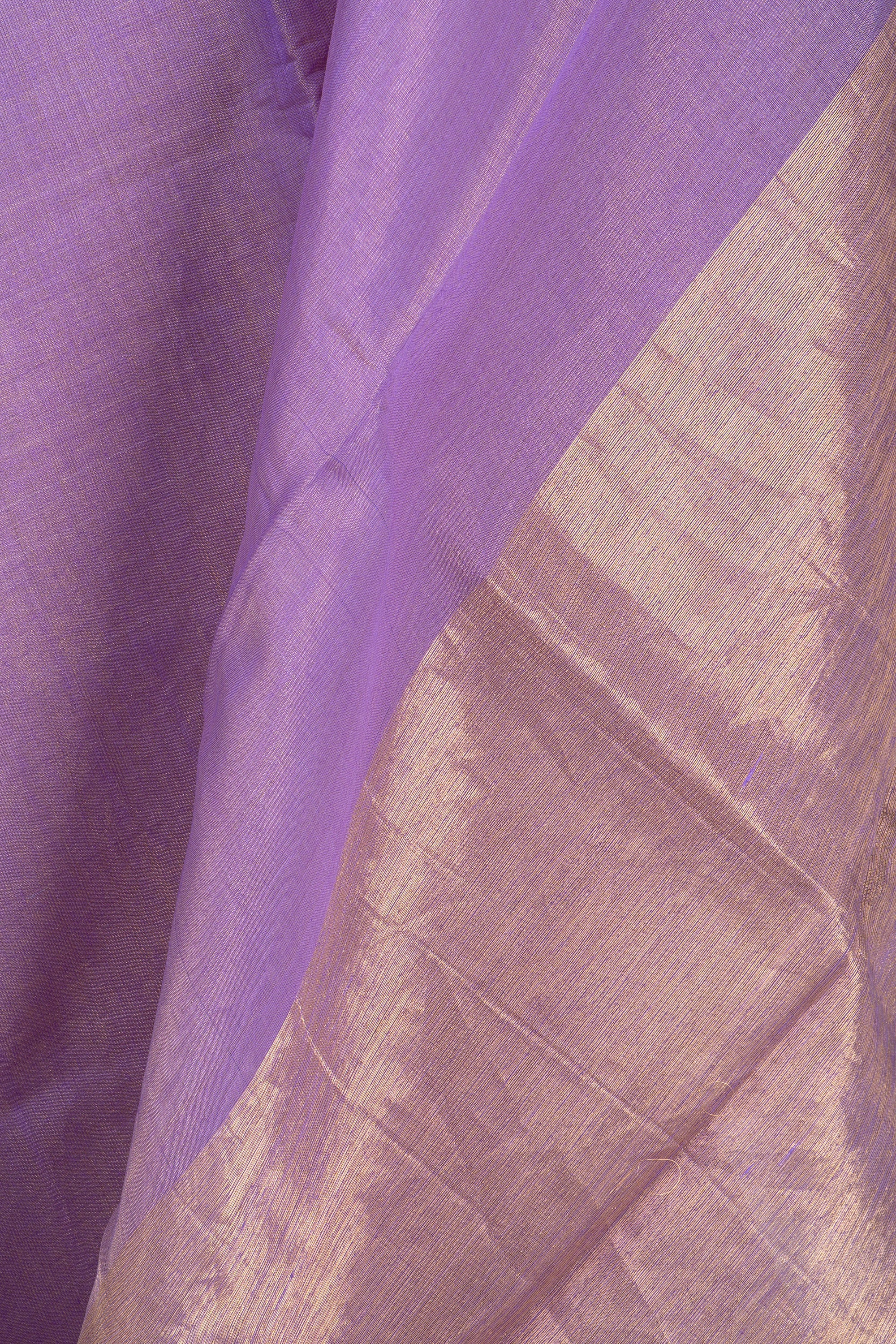 Lavendar Chanderi Tissue Saree