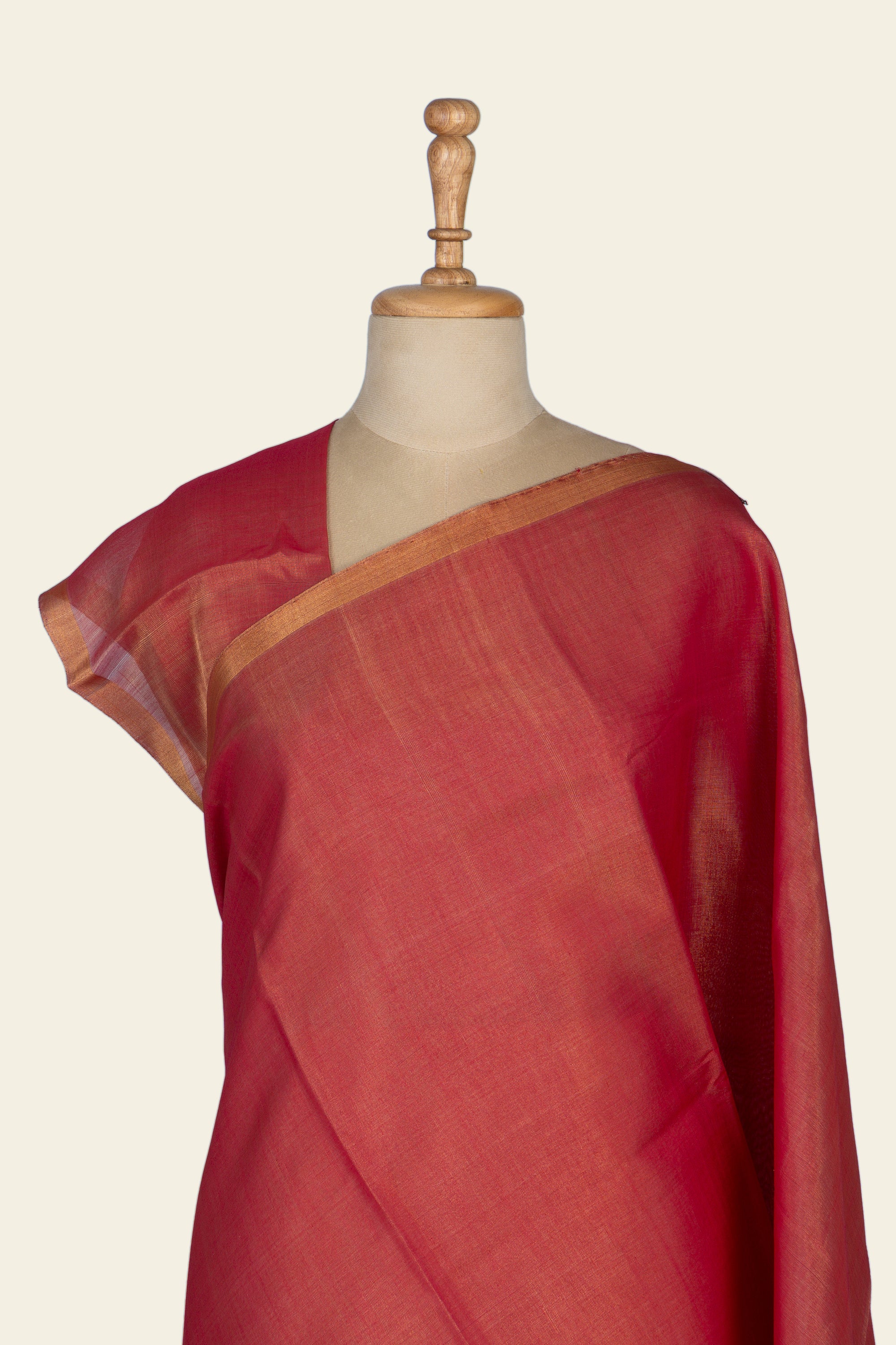 Pink Chanderi Tissue Saree