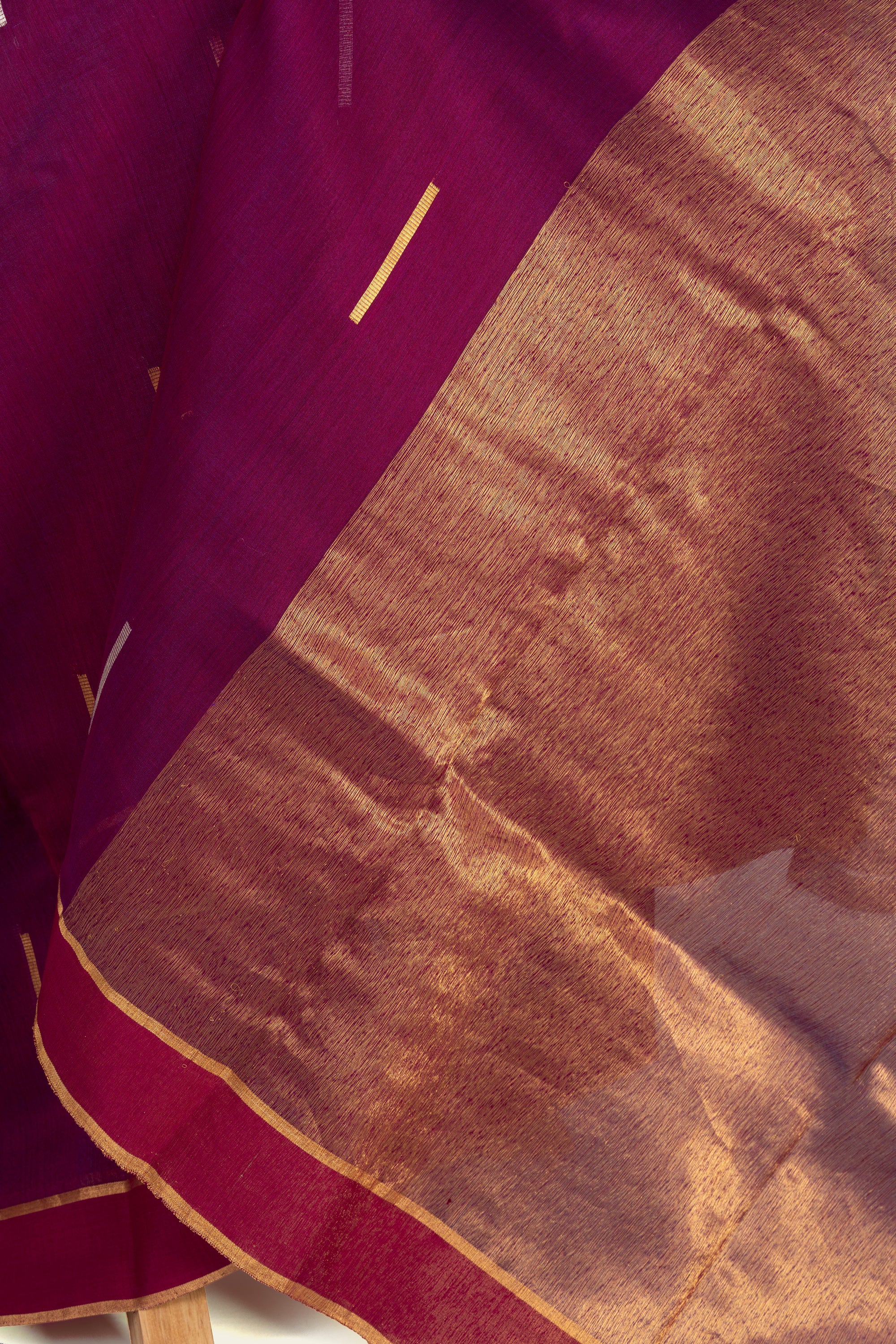 Orchid Purple Chanderi Silk Cotton Saree